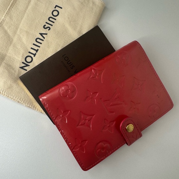 Authentic Louis Vuitton Pink VERNISE Agenda PM - Picture 2 of 12